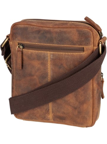 Greenburry Umhängetasche Vintage 1554 Crossbody Bag in Sattelbraun