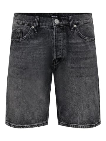 Only&Sons Short in Washed Black