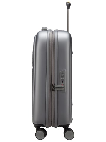 Mandarina Duck Trolley Logoduck + Cabin Exp SZV24 in Silver
