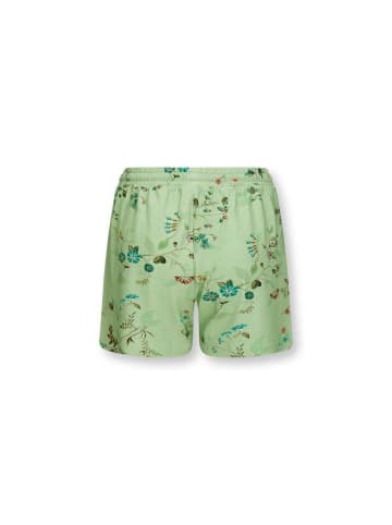 PiP Studio Shorts für Damen Bob Kawai Flower in Light Green