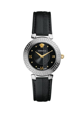 Versace Analoguhr für Damen in Schwarz