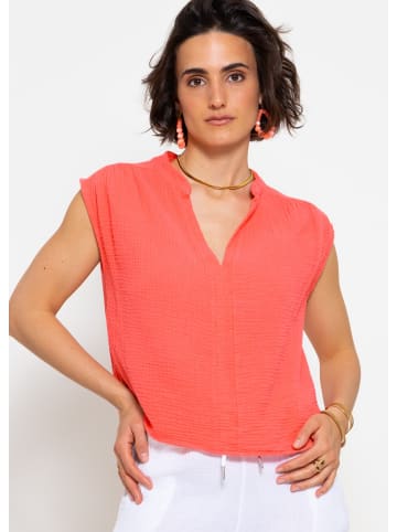 SASSYCLASSY Musselin Shirt in Koralle