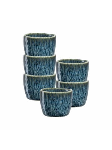LEONARDO 6er Set Eierbecher Matera ø 5,2 cm in Blau