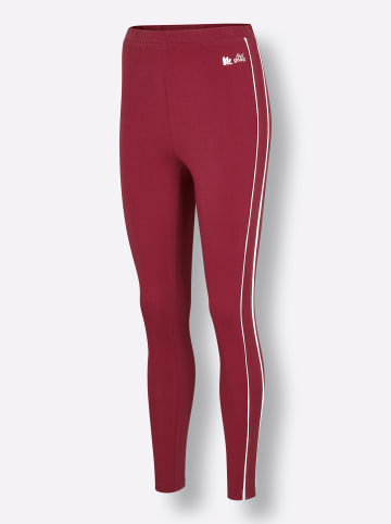 WITT WEIDEN Leggings in kirsche-weiß