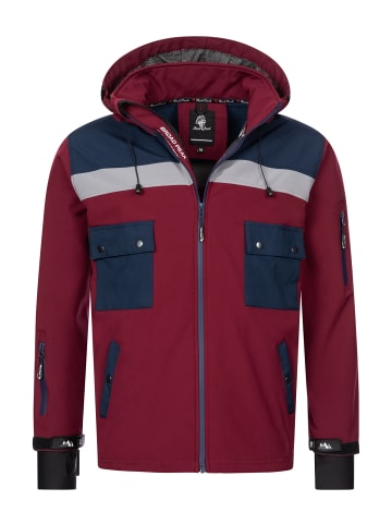 Rock Creek Jacke in Weinrot