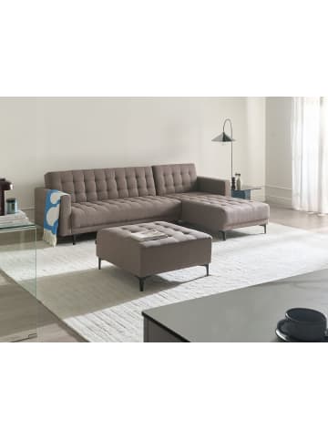 Beliani 3-tlg Modulsofa ABERDEEN in Beige/Schwarz