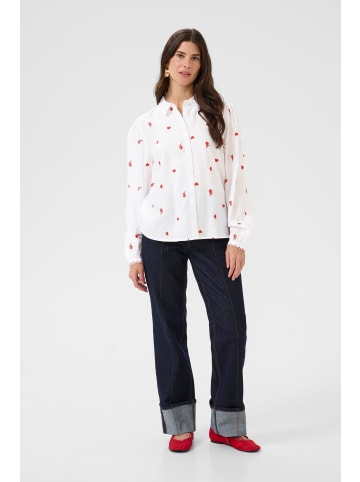 Cream Langarm - Hemd CRJeanne Regular fit in Snow White