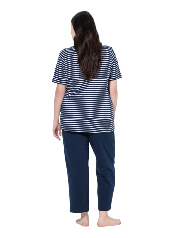 Ulla Popken Pyjama in nachtblau