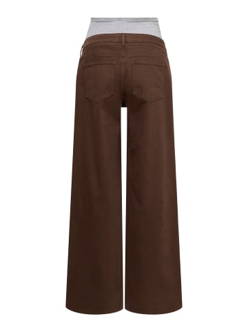 mama licious Umstandsjeans mit Straight Fit in Hot Fudge 1