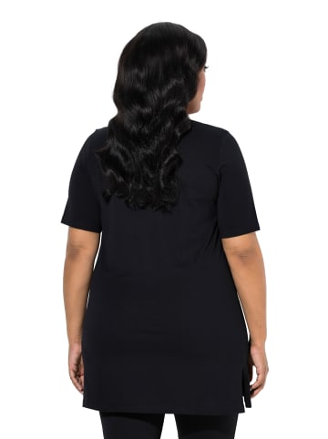 Ulla Popken Longshirt in schwarz