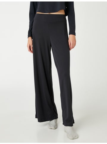 KOTON Schlafanzug-Strickhosen in Anthrazit