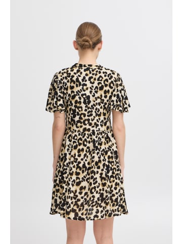 ICHI IHMARRAKECH AOP DR15 Loose fit in Tannin Leo Aop