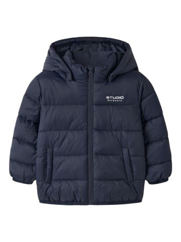 name it Leichtsteppjacke Nmmmarble Übergangsjacke in Dunkelblau