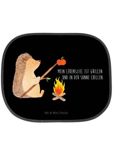 Mr. & Mrs. Panda Sonnenschutz Auto Igel Grillen mit Spruch in Schwarz