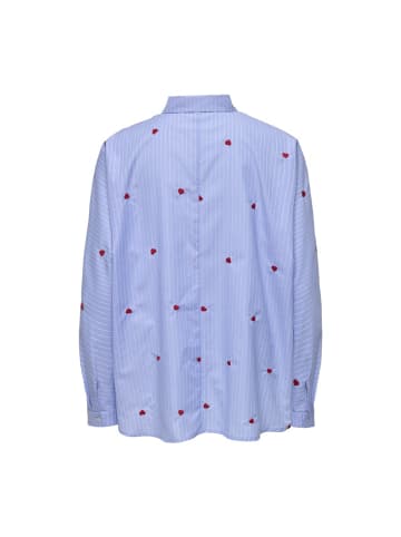 ONLY Langarmbluse in moonlight blue