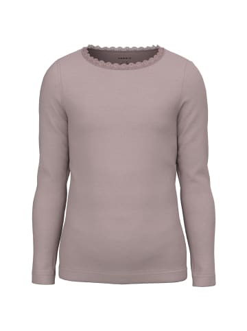 name it Langarmshirt in deauville mauve