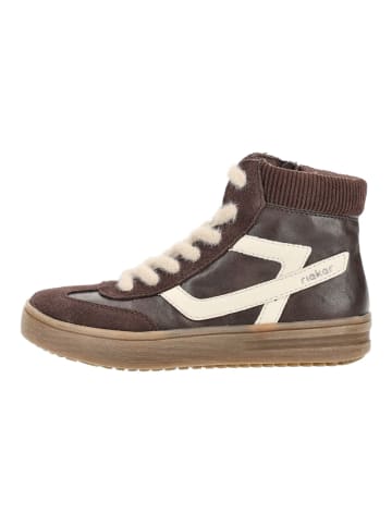 rieker Sneaker Dunkelbraun/Beige