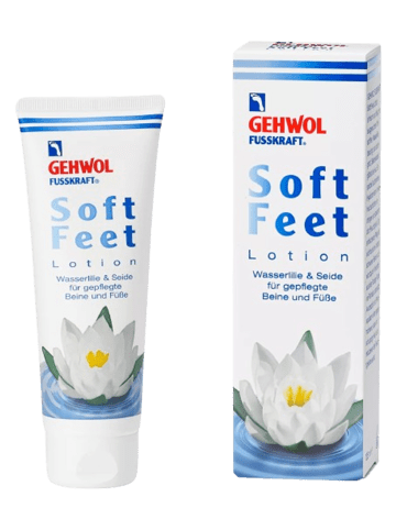 GEHWOL Soft Feet Lotion mit Wasserlilie und Seide für glatte Füße (125 ml)