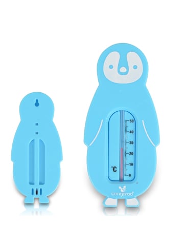 Cangaroo Wasserthermometer Badethermometer in blau