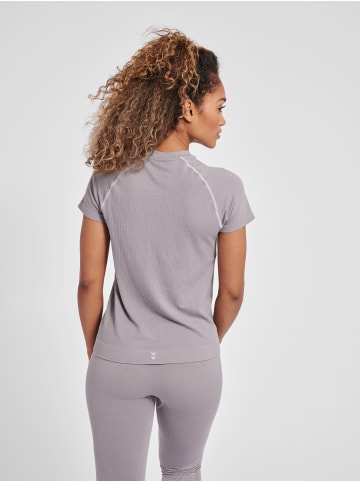 Hummel T-Shirt Raglanärmel Hmlmt Flow Damen in MINIMAL GRAY