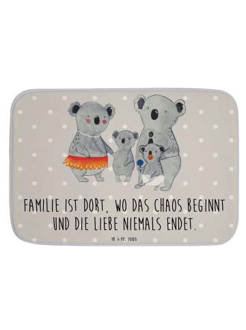 Mr. & Mrs. Panda Badvorleger Koala Familie mit Spruch in Grau Pastell