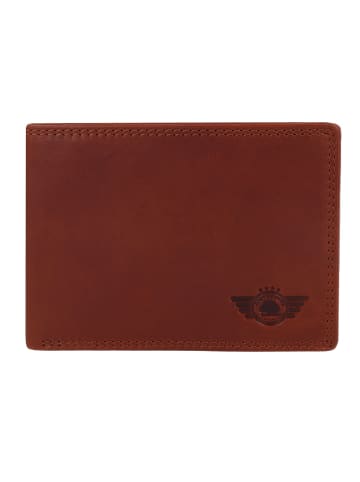 Greenburry Vintage Geldbörse RFID Schutz Leder 12.5 cm natur