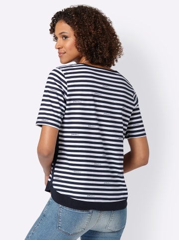 WITT WEIDEN Streifenshirt in marine-weiß-gestreift