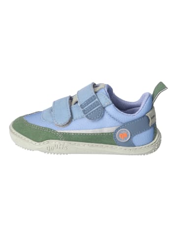 qnuffs Kindergarten Klett Halbschuh/Sneaker in grün