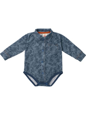 Makoma Langarmbody Jeansstyle in blau