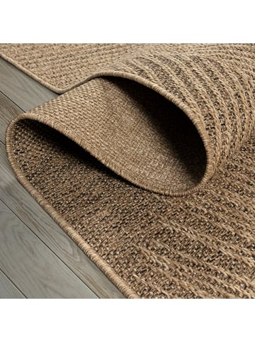 the carpet Juteteppich Kansas H in Natur