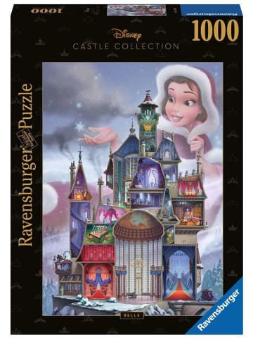 Ravensburger Puzzle 1.000 Teile Disney Castles: Belle 14-99 Jahre in bunt