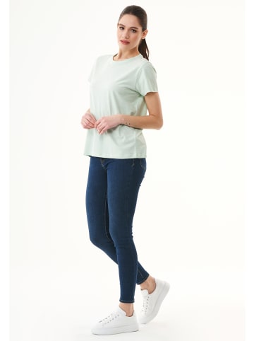 Organication T-Shirt "WCASUAL001" in Aquagrün