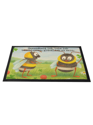 Mr. & Mrs. Panda Schmutzfänger Hummeln Kleeblatt Design mit Spruch in Weiß