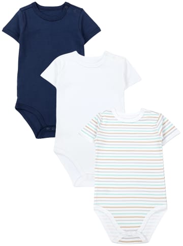 TupTam Kinder Unisex Kurzarm Body 3er Set in grün/blau