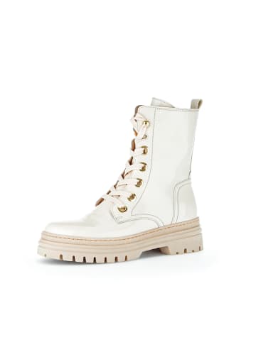 Gabor Fashion Biker- / Combat Boot in Weiß