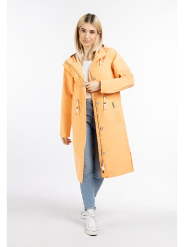 Schmuddelwedda Damen Regenmantel - Recyceltes Material in Pastellorange-280