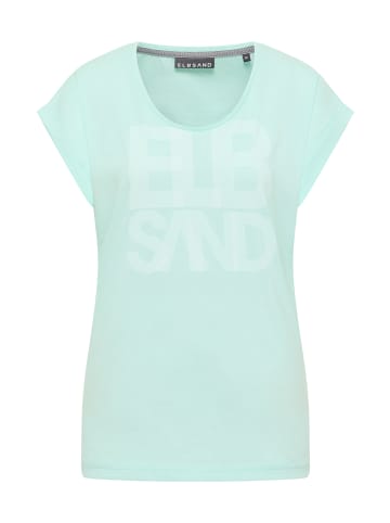 ELBSAND T-Shirt Eldis in Ocean View Melange