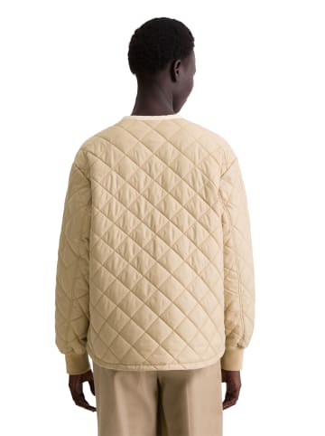 Marc O'Polo Kragenlose Steppjacke relaxed in Stormy Sand