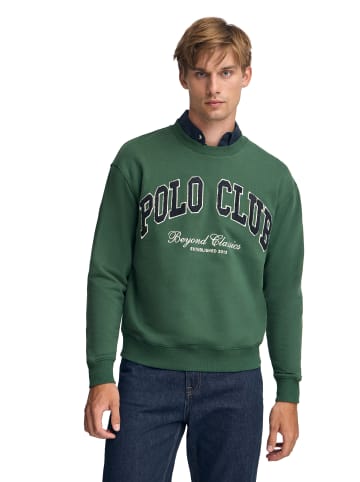 Polo Club Sweatshirt in Grüne Flasche