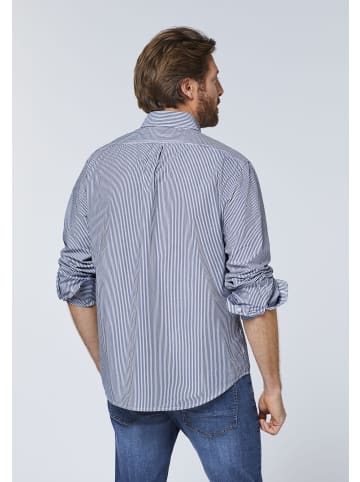 Polo Sylt Hemd im Streifen-Look in Blau