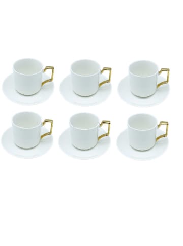 Schäfer Aliya Kaffee-Set mit 12 Teilen 190 ml – Perfekt für jeden Anlass in Weiß