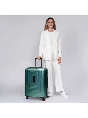 Redolz Essentials 14 4 Rollen Trolley M 65 cm mit Dehnfalte in pearl-green metallic