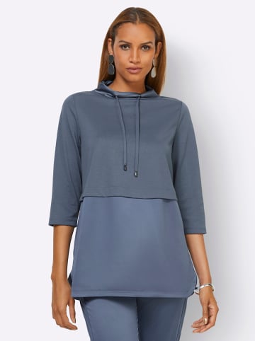 creation L Shirt in rauchblau