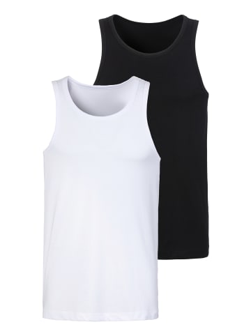 John Devin Tanktop in schwarz / weiß