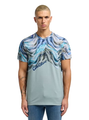 Carlo Colucci T-Shirt Donquerque in Petrol