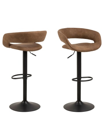 ebuy24 Barhocker Grace Braun 2er Set