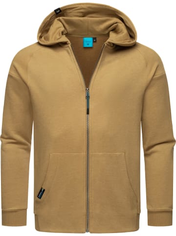 ragwear Kapuzensweatjacke Zenway in Brown Sugar