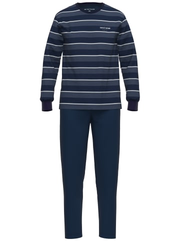 Tom Tailor Pyjama Rhodos in blau-mittel-Ringel