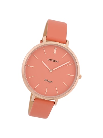 Oozoo Analog-Armbanduhr Oozoo Vintage Series rosa groß (ca. 40mm)
