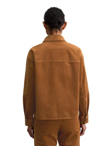 Marc O'Polo Cord-Overshirt boxy in Umbra Brown